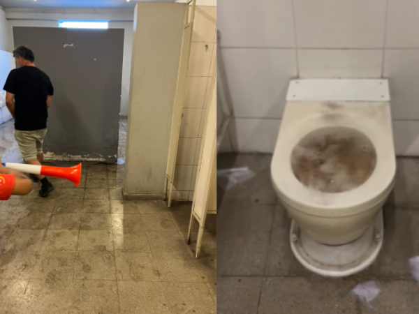 Denuncian malas condiciones de baños en el Estadio Nacional tras millonaria inversión