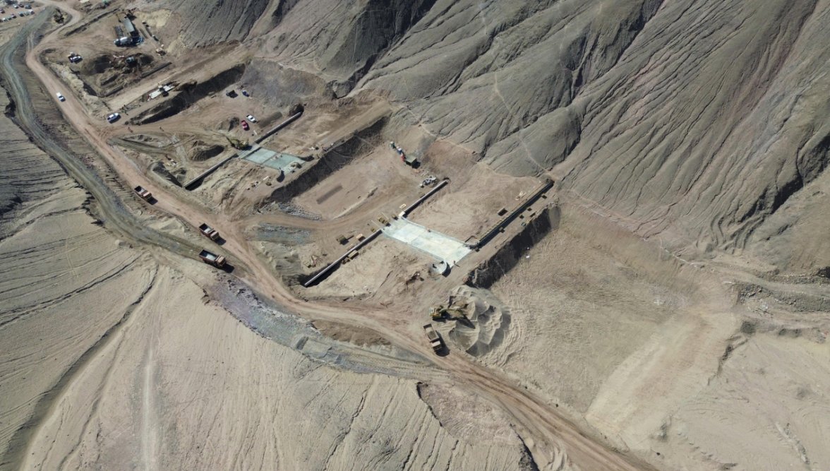 Construcción de obras de control aluvional en quebrada Caliche alcanzan un 55% de avance