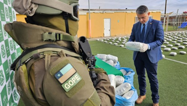 Región llegó a 20 toneladas de drogas incautadas y hay alerta por mayor demanda en septiembre