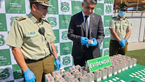 Región de Antofagasta: vendían Ketamina por redes sociales. Ocho detenidos tras investigación de Fiscalía y OS7