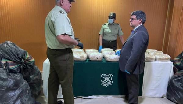 Carabineros incauta más de 300 kilos de marihuana en inmueble utilizado como centro de acopio en Calama