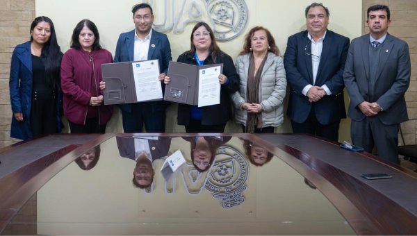 Universidad de Antofagasta firma convenio de colaboración con la Municipalidad de Ollagüe para impulsar el desarrollo territorial