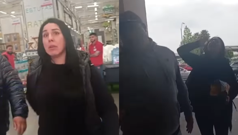 «¡Me tocai y te dejo la media…!»: Banda «Los Jugos» enfrenta a guardias tras ser sorprendidos robando en tienda