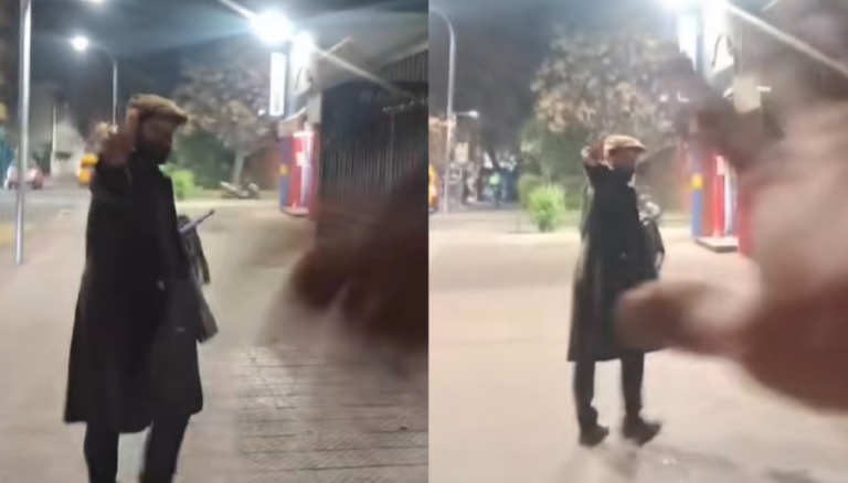 En plena transmisión en vivo: tiktoker se topa con Presidente Boric mientras grababa estación fantasma