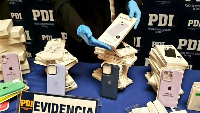 PDI Antofagasta detiene a tres personas por infracción a la Ley de Propiedad Industrial