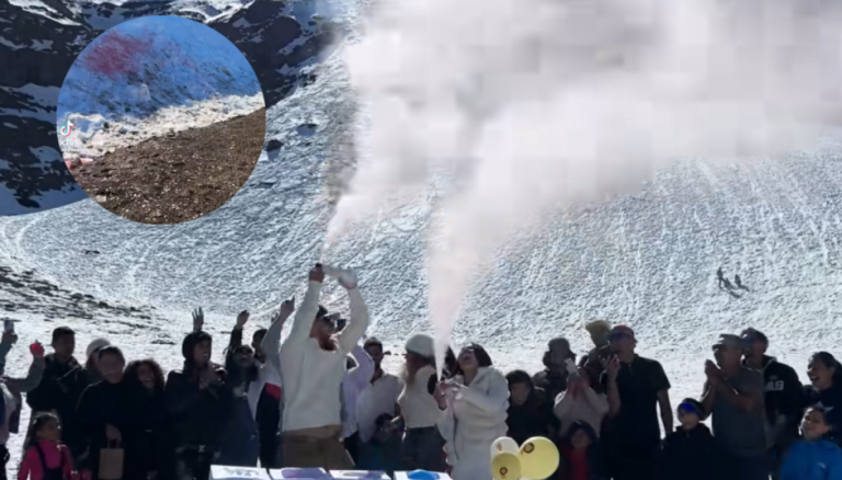 VIDEO: Pareja hace revelación de género en el Embalse El Yeso y estalla la controversia por daños