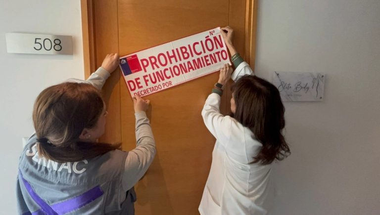 Seremi de Salud Antofagasta prohíbe funcionamiento de clínica estética