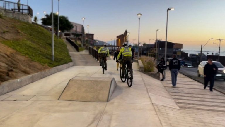Gobierno refuerza la seguridad con ronda preventiva en parque René Schneider de Antofagasta