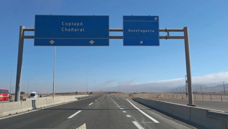 Autopistas de Antofagasta informa cierre temporal del ingreso a Ruta 26