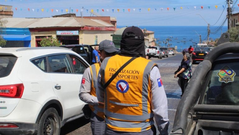 Delegación Presidencial Provincial y Seremi de Transporte realizaron fiscalización vehicular en Tocopilla