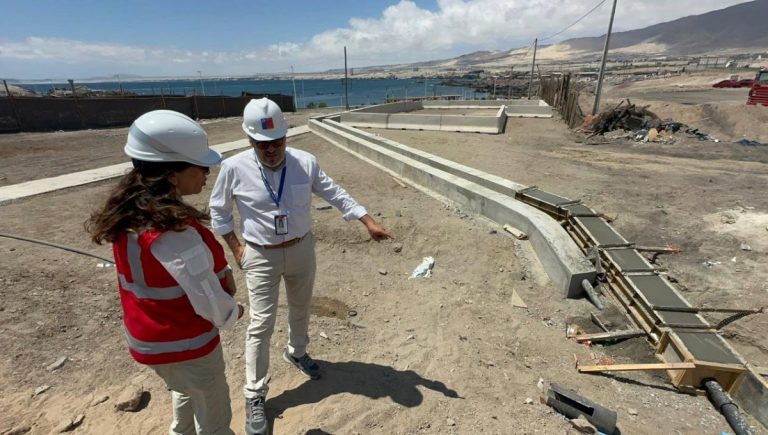 MOP inspeccionó las obras en Playa y Caleta La Chimba de Antofagasta