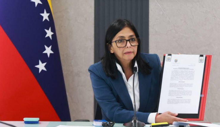 Delcy Rodríguez desafía a Trump y afirma que Maduro es el “único presidente” de Venezuela