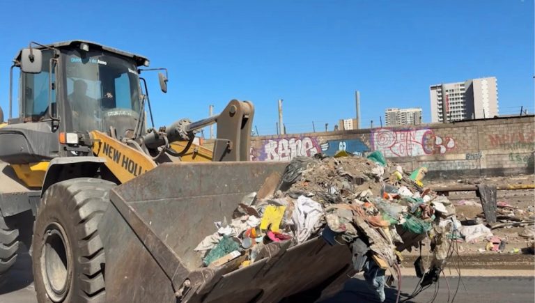 Operativo conjunto recuperó espacios y realizó limpieza en sector industrial de Antofagasta